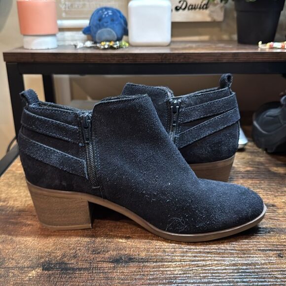 Kohls Sonoma Navy Suede booties “Sonya” size 7 - Picture 5 of 10